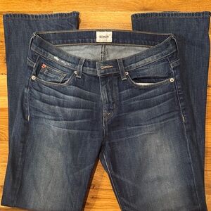 Hudson Dark Wash Straight Jeans - Blue